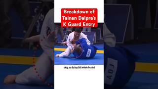Breakdown of Tainan Dalpra’s #kguard Entry VS Andy Murasaki #bjj #ibjjf #openguard #tainandalpra