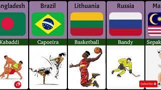 National Sports From Different Countries | National Games