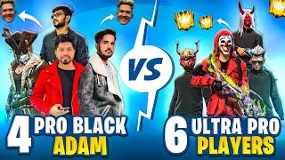 Black Kaalu Adam (Ajjubhai, Amitbhai & Romeo) Vs 6 Grandmaster Ultra Pro Legend- Garena Free Fire