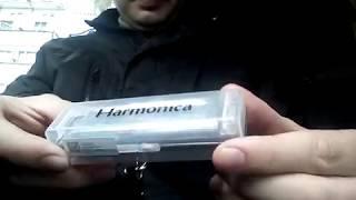 Распаковка губной гармошки из Китая за 200 рублей. 2017