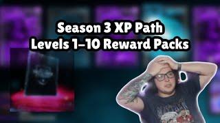 Season 3 XP Path Rewards Levels 1-10 Reward Packs in NHL 25 HUT