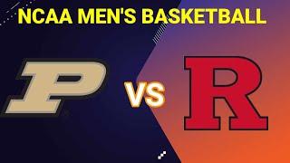 Purdue Boilermakers vs Rutgers Scarlet Knights | 2025 NCAA MEN'S BASKETBALL LIVE SCORE