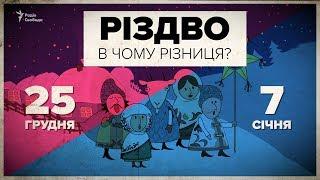 Різдво 25 грудня чи 7 січня? Коротке пояснення