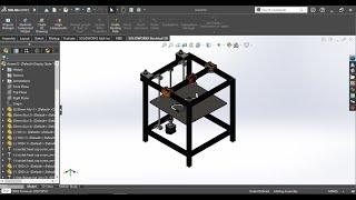 Making  a H-Bot 3D Printer - Part 1 (3D Design & Assembling)