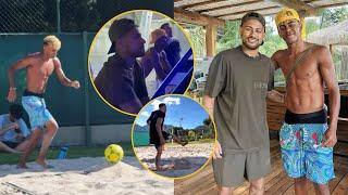 Lamine Yamal Met Neymar in Brazil 