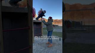 Risky play for toddlers - the benefits of roughhousing #parenting #toddler #toddlers