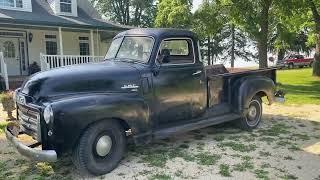 1949 gmc 150 1/2 ton pick up truck survivor