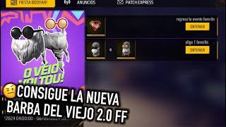 NUEVO EVENTO OCULTO de LA BARBA DEL VIEJO 2.0 en FREE FIRE  *elige tu barba favorita*