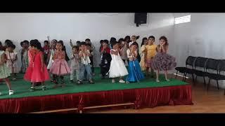 The Montessori students enjoyed the song played on Raksha Bandha and danced merrily.