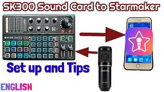 SK300 Live Sound Card to Starmaker App Set Up