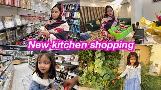 Kitchen shopping | new ghar ky bartan | Sitara yaseen vlog