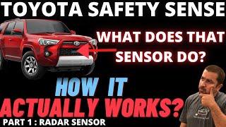 How do Toyota Safety Sense Work Part 1 Radar Sensor