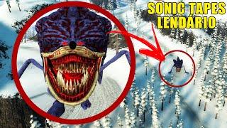 DESCOBRIMOS o SHIN SONIC TAPES LENDÁRIO na BASE DO GELO no GARRY'S MOD! - NightExtreme