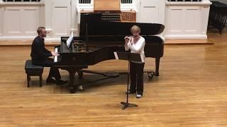 Beth Larsen performs Haven for piccolo and piano, by Daniel Baldwin