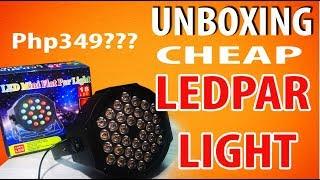 Unboxing  Cheap 18w -36W RGB Led Par from Lazada