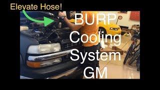 Burp GM 5.3L 6.0L 6.2L Engines Silverado, Suburban, Yukon, Escalade, GMC Chevy Chevrolet Cooling