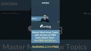 Angina- #shorts #NCLEX #NCLEXprep #nursing #nursingstudent