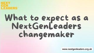 Are you interested in joining NextGenLeaders? Take a look at what our changemakers get up to