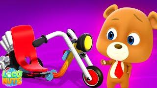 Alex's Bike, Funny Loco Nuts Cartoon Video by Kids Tv Fairytales