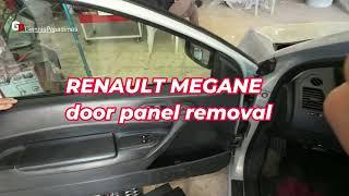 RENAULT MEGANE 02-08 door panel removal