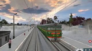 Trainz 2012. Поездка по маршруту Балезино-Мосты на ЭР9П-223.Выпуск№1