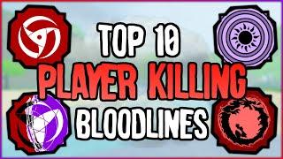 Top 10 BEST Bloodlines For PVP in Shindo Life | Shindo Life Bloodline Tier List