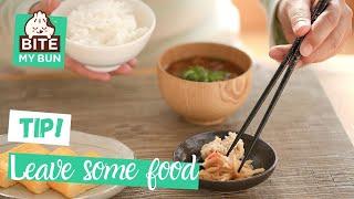 What are good Japanese table manners?