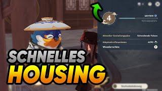 Schnell das Housing-System leveln | Genshin Impact Kannenwelt verbessern (Kannen Guide) | deutsch