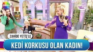 Kedi gördüğünde fenalık geçiren kadın! | Zahide Yetiş'le