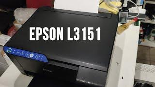 Epson L3151 printer does not print or prints with streaks self-maintenance and repair