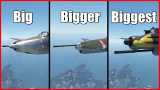 Every Large Cannon Plane in War Thunder