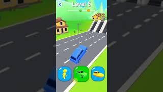 Shape shifting - Level 6 - #gameplayvideo #casualgames #runnergame #freeonlinegame #rushgameplay