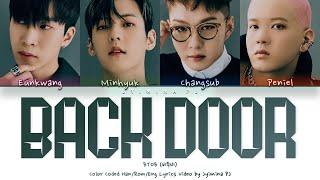 BTOB (비투비) - 'Back Door (Original by Stray Kids)' Lyrics (Color Coded_Gan_Rom_Eng) [KINGDOM]