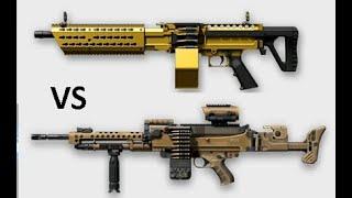 WARFACE - H&K 121 VS Gold Stoner LMG A1 {Stonger better for long range, H&K better for medium range}