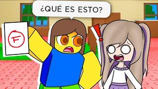 REPROBÉ EL EXAMEN DE MATEMÁTICAS Y MI MAMÁ SE ENOJÓ - ROBLOX