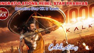 Congratulations Rebel star Prabhas / Recreated History / Kalki 1000 crore official Poster Released