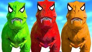 Dinosaur WOLVERINE & DEADPOOL But Not Friendly |Super Dinosaurs SuperHero Team|