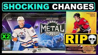 THIS CHANGES EVERYTHING - 2023-24 Skybox Metal Universe Hockey Hobby Box Break x2