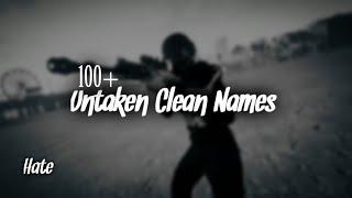 100+ SWEATY/CLEAN SOUNDING NAMES NOT TAKEN 2020