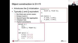 2021 Advanced C++ workshop - Values and Object Initialization