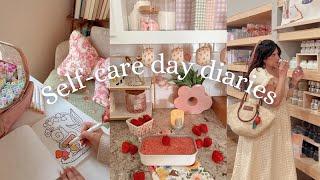 Self-care Day Diaries  baking, retail therapy, hobbies, bath time & more!