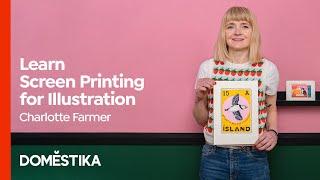 Introduction to Screen Printing for Illustration - Course by | Domestika English