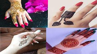 Very very stylish and elegant mehndi designs for eid| back and front hand henna designs