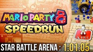 Mario Party 8 Star Battle Arena Speedrun in 1:01:05