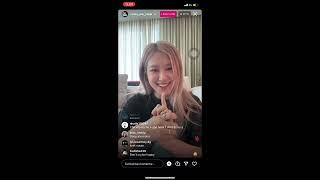 Live Instagram Rosé - SAY THANK YOU TO BLACK PINK AND BLINK FOR 7th ANNIVERSARY BLACKPINK