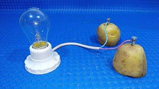 How to generate free electricity with potato and aluminium foil | Simple Tips