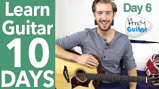 Guitar Lesson 6 - EASY Fingerstyle & Minor Chords - Ain't no sunshine Tutorial