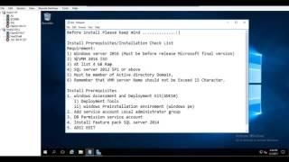 Installation checklist ScVMM 2016 Part1 | Install Prerequisites SCVMM