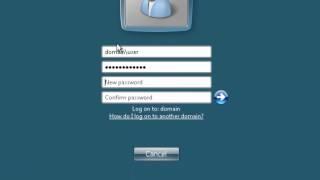 How to change a password within Remote Desktop