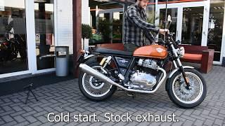 Royal Enfield 650 Interceptor 2020 Exhaust Sound Test